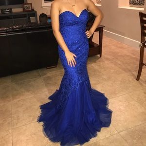 Blue Prom/Formal Dress (read description)